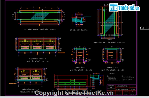 Bản vẽ,Bản vẽ autocad,cầu nối trường học,bản vẽ xây dựng